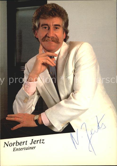Unterhaltung Entertainer Norbert Jertz Autogramm