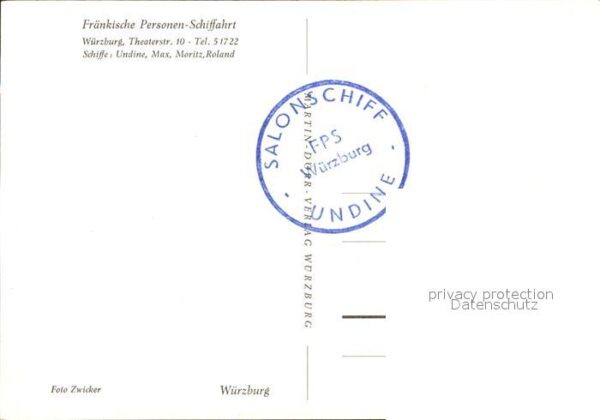 Motorschiffe Salonschiff Undine Würzburg – Bild 2