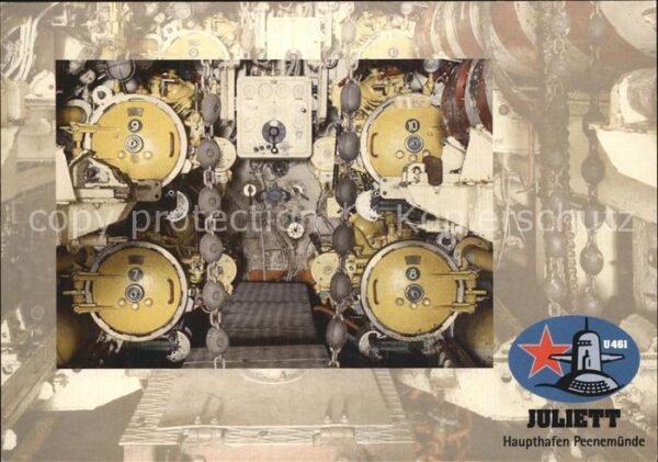 U-Boot Unterseeboot Submarine Sous-Marin U-461 Juliett Hecktorpedoraum Torpedoro