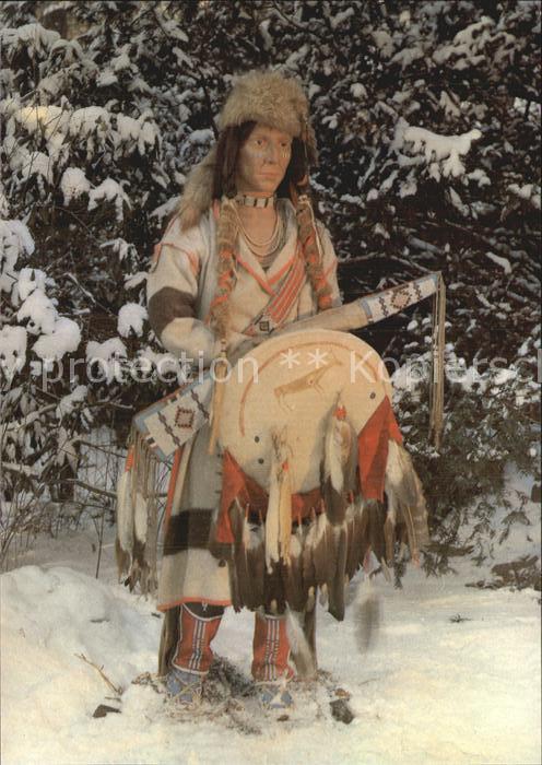 Indianer Native American Schwarzfuss-Indianer Winteranzug Karl-M
