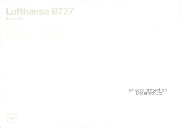 Lufthansa B-727 Europa-Jet – Bild 2