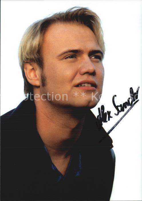Saenger Band Alex Sander Autogramm