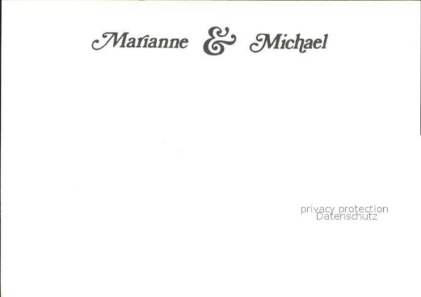 Saenger Band Marianne und Michael Autogramm – Bild 2