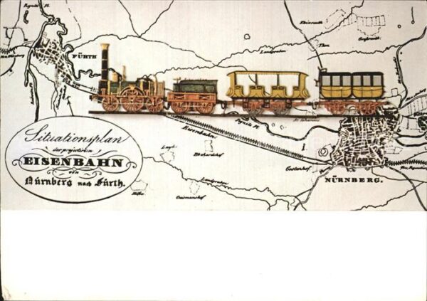 Lokomotive 150 Jahre Eisenbahnen Der Adler