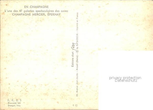 Wein Caves Champagne Mercier Epernay – Bild 2