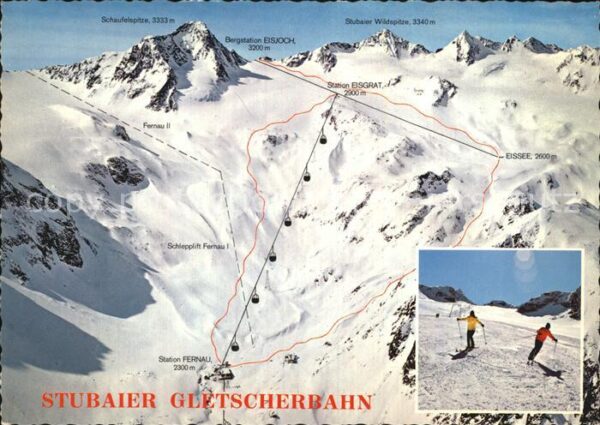 Skifahren Stubaier Gletscherbahn