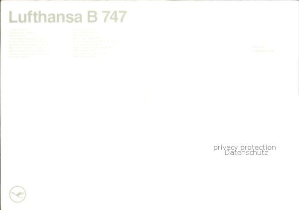 Lufthansa B-747 – Bild 2