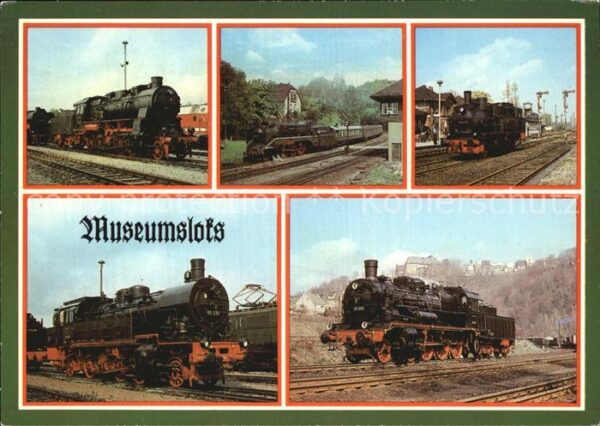 Lokomotive Museumloks 58261 18201 61002 741230 932