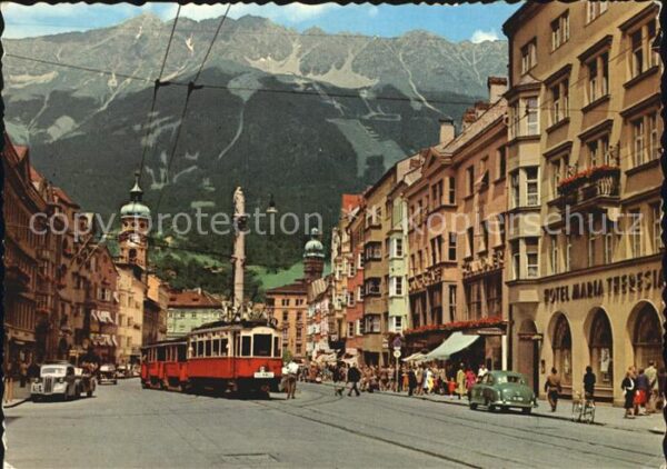 Strassenbahn Innsbruck Maria-Theresien-Strasse