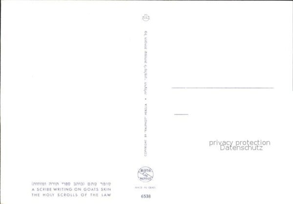 Religion Holy Scrolls of the Law Goats Skin – Bild 2