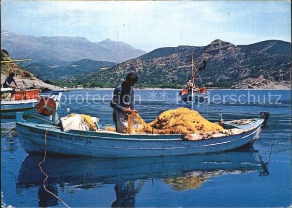 Boote Kreta Agia Galini Fischer