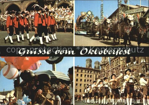 Oktoberfest München Parade Pferde-Brauereigespann