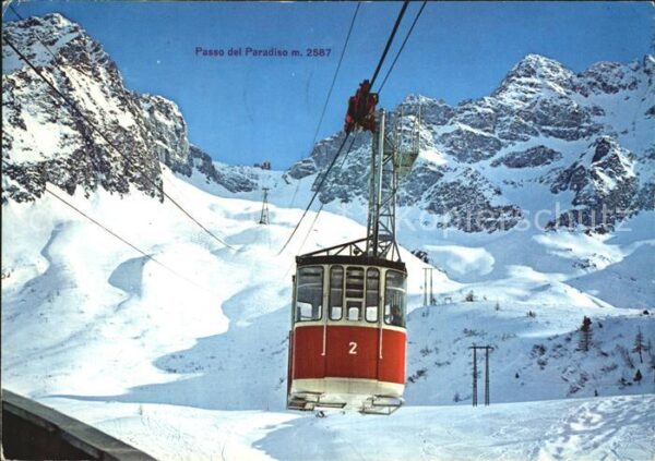 Seilbahn Funivia al Paradiso Passo Tonale