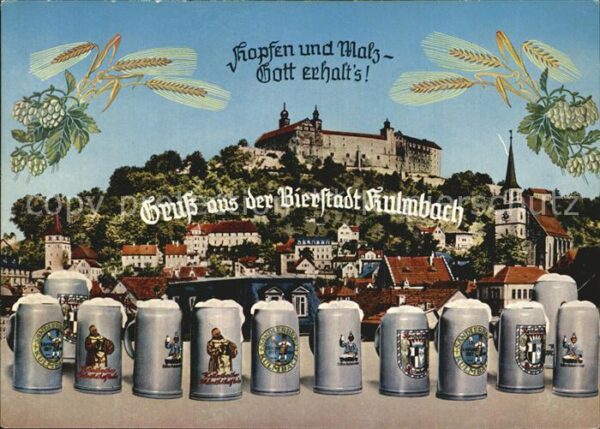 Bier Kulmbach Bierkrüge
