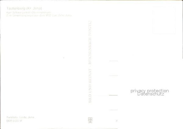 Observatorium Sternwarte Urania Karl-Schwarzschild Tautenburg Universal – Bild 2