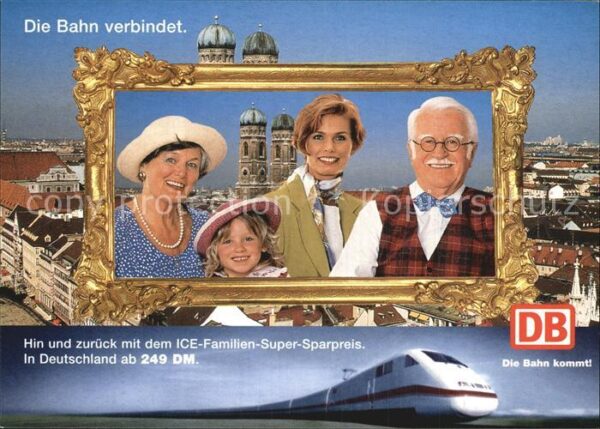 Werbung Reklame Deutsche Bahn ICE