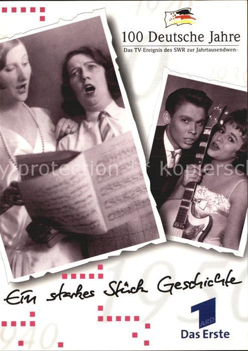 Fernsehen TV 100 Deutsche Jahre ARD Das Erste SWR