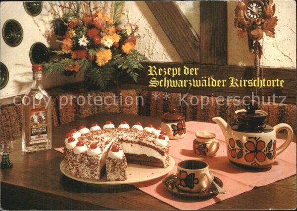 Lebensmittel Schwarzwälder Kirschtorte Rezept