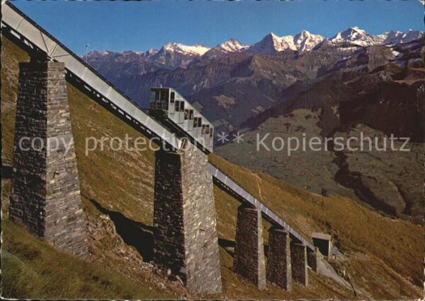 Zahnradbahn Niesenbahn Hegernalpviadukt Wetterhorn