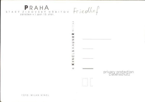Friedhof Praha Stary Zidovsky Hrbitov – Bild 2