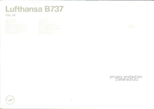 Lufthansa B737 City Jet – Bild 2