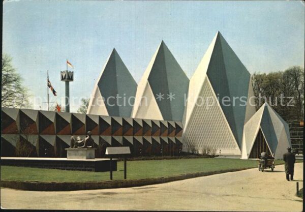 Exposition Universelle Bruxelles 1958 Pavillon de la Grande Bretagne