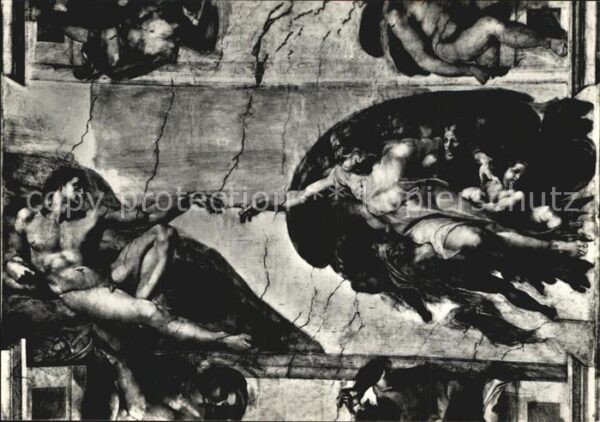 Michelangelo La Creazione dell'uomo Cappella Sistina