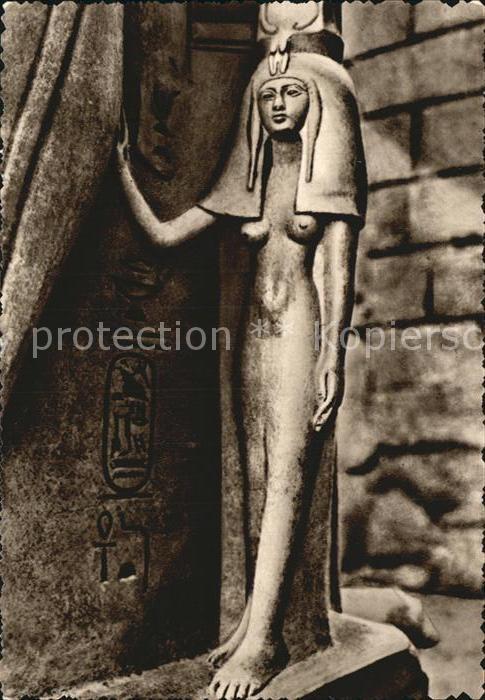 Skulpturen Luxor Statue Wife of Ramses II.