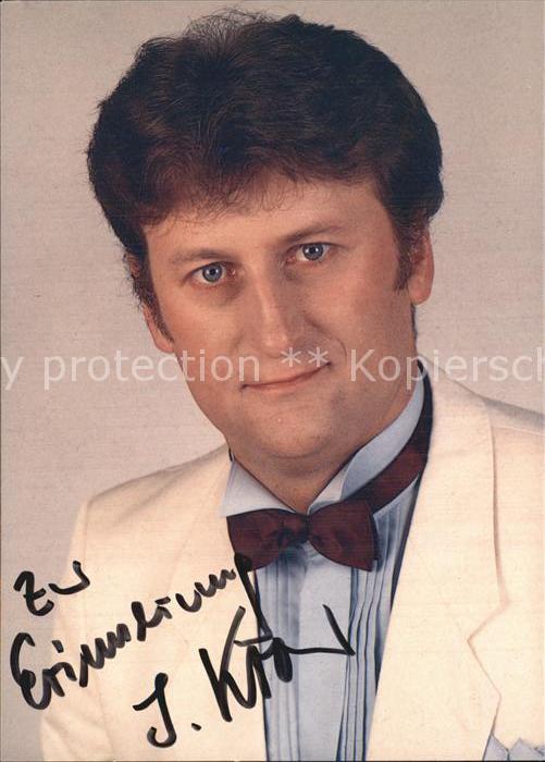 Autogramm Sänger