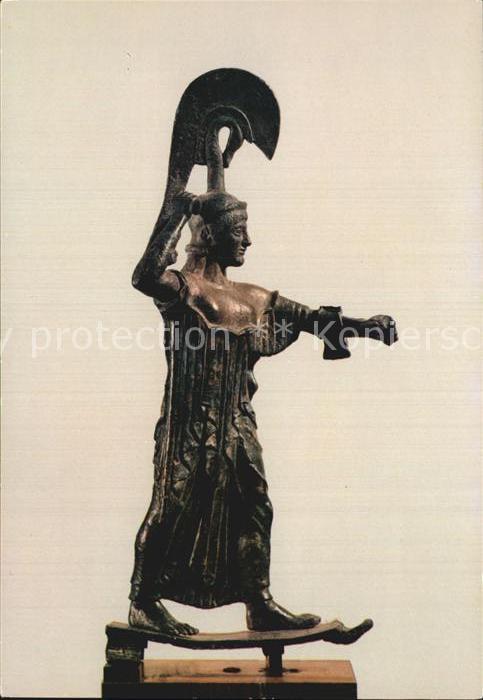 Skulpturen Athen Bronzestatuette Athena Promachos
