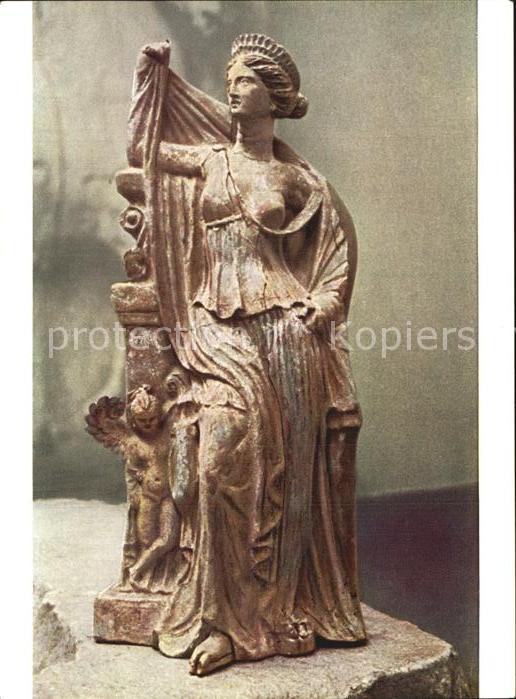 Skulpturen Tanagra-Figur Athen Nationalmuseum