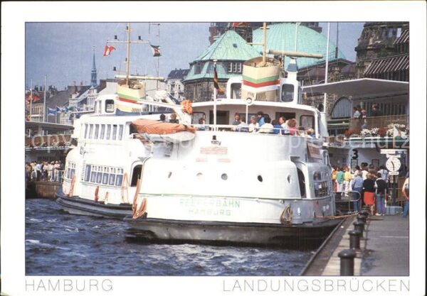 Motorschiffe Hamburg Landungsbrücken