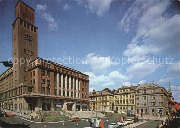 Jablonec nad Nisou Namesti s Radnici
