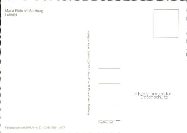 Salzburg Oesterreich Fliegeraufnahme Maria Plain – Bild 2