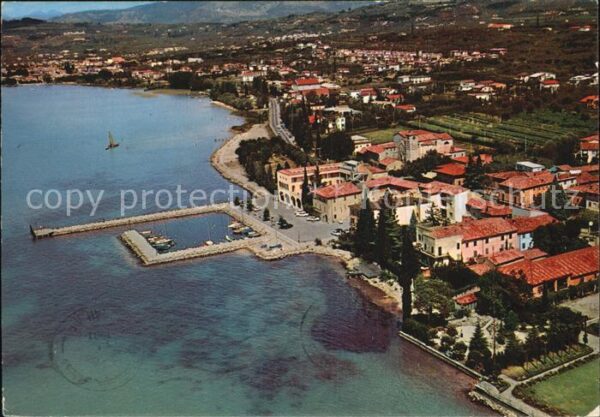 Cisano Lago di Garda Fliegeraufnahme