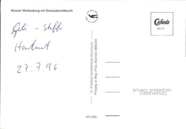 Kloster Weltenburg Fliegeraufnahme Kloster mit Donaudurchb – Bild 2