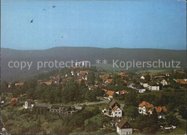 Hohegeiss Harz Fliegeraufnahme