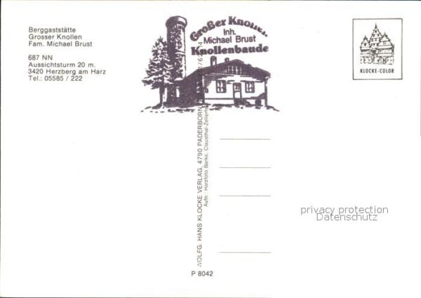 Herzberg Harz Berg-Restaurant Grosser Knollen – Bild 2