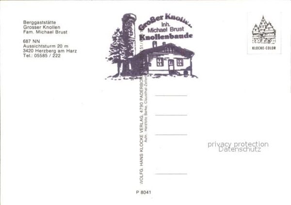 Herzberg Harz Berg-Restaurant Grosser Knollen – Bild 2