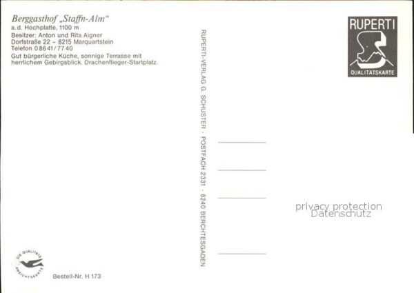 Marquartstein Berggasthof Staffen-Alm Kampenwand Hoch – Bild 2