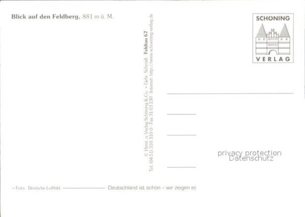Feldberg Taunus Fliegeraufnahme mit Sendetürmen – Bild 2
