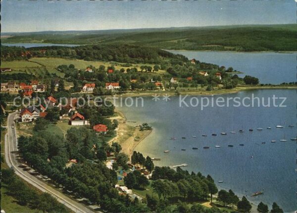 Delecke Fliegeraufnahme mit Strandbad Camping Y
