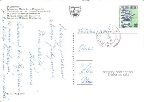 Jachymov Sanatorium Marie Curie Sklodowske – Bild 2