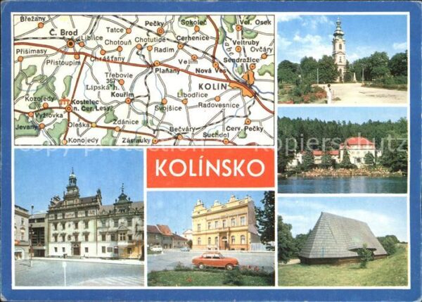 Kolin mit Landkarte
