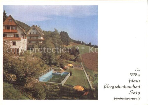 Saig Schwarzwald Haus Bergschwimmbad