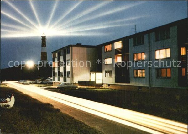 Hoernum Sylt mit Leuchtturm