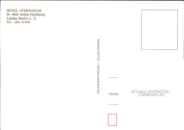 Siofok Hotel Athenaeum – Bild 2