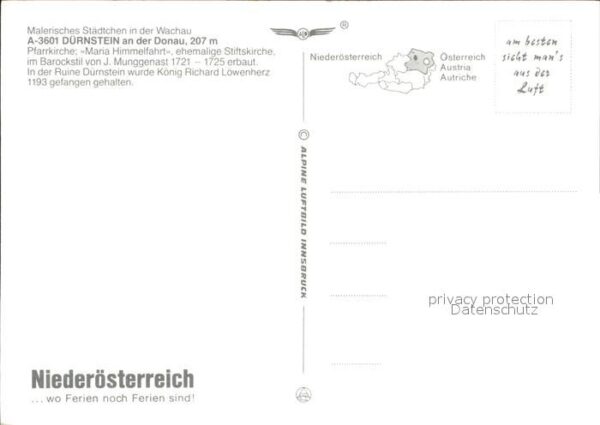 Duernstein Wachau Fliegeraufnahme – Bild 2