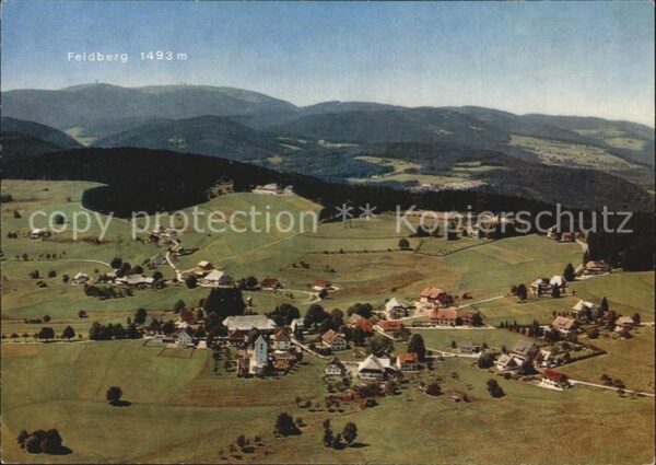 Saig Schwarzwald Fliegeraufnahme mit Feldberg
