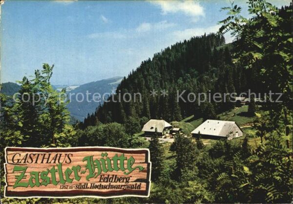 Feldberg Schwarzwald Gasthaus Zastler-Hütte